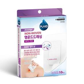 플레이드 영운드 드레싱밴드 혼합형 멸균 반창고
