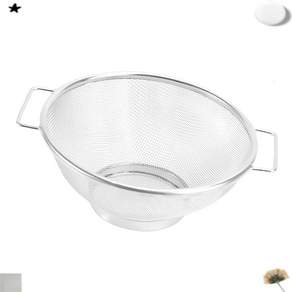 두 개의 손잡이가 달린 다용도 스테인리스 채반 효율적인 요리와 설거지에 적합한 스트레이너 바스켓