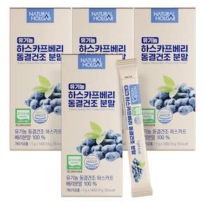 네츄럴올가 유기농 하스카프베리 동결건조 분말 스틱