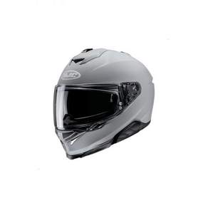 HJC i71 Solid 풀 페이스 오토바이 헬멧 with HJ-38 Pinlock Shield DOT Approved (Semi Flat 블랙)