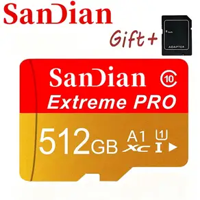 고속 전송 SD 카드 512GB 256GB 128GB TF 카드 마이크로 TF SD 카드 V30 (대시캠/CCTV/스마트폰/GPS/차량용 블랙박스용)