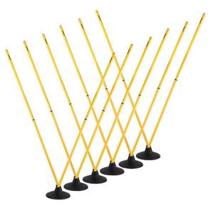 낫소 드리블 훈련 폴막대 세트 160cm 드리블막대 축구훈련용품+대승상사Shop