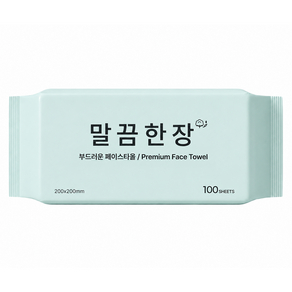 말끔한장 부드러운 저자극 일회용 페이스타올