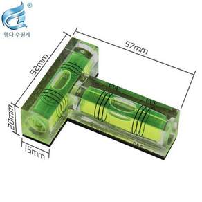 미니 T자 수평계 고정밀 측정기 자동 플라스틱