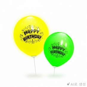 LED 풍선 5개입 오늘마켓 에어벌룬 생일파티장식