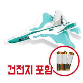 10세남아 미국 전투기 장난감 F22 전동 글라이더 만들기 초등학교 모형비행기 과학