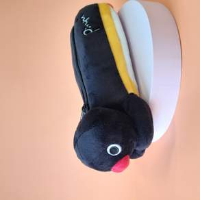 봉스 핑구 필통 펭귄 봉제 인형 귀여운 파우치 필통