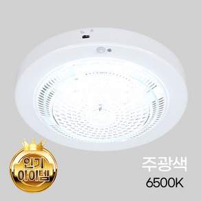 LED 원형 건식 센서등 15W
