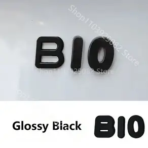 리프전동 C10 C16 C11 B10 블랙 카 엠블럼 레터 스티커 블랙 워리어 외장 개조 액세서리