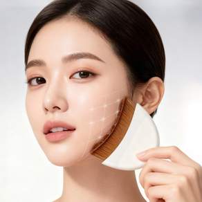 리프팅 브러쉬 얼굴 마사지 브러쉬 V선 괄사 피부 광채 및 피로 해소