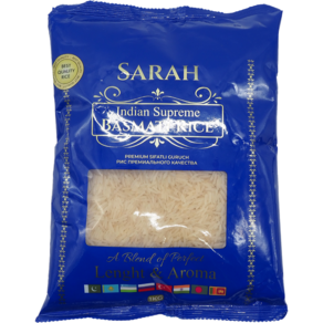 SARAH Basmati Rice Indian Premium Long Grain Biryani Aroma Rice 바스마티 쌀