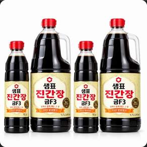 샘표 진간장 금F3 [1.7L+500ml] x 2세트