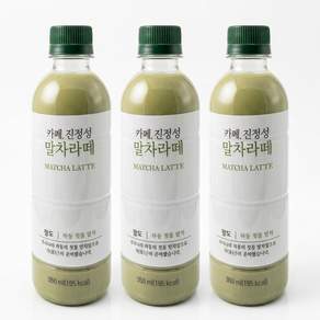 카페 진정성 말차라떼 350ml 녹차음료