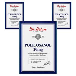 닥터브라이언 폴리코사놀 20mg 타블렛, 90정, 3개