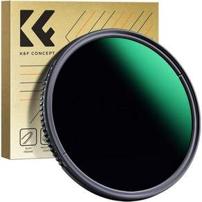 K&F 컨셉 37mm 가변 ND3ND1000 ND 필터 (1.510 스톱) 중성 밀도 렌즈 24중 다층 코팅 카메라 렌즈용 (D 시리즈)