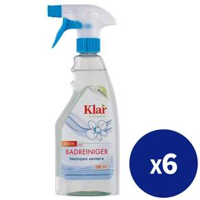 클라 독일 유기농 욕실 세정제 Klar Badreiniger 500ml x 6개 화장실 청소 세제