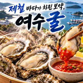 [바다담은 한상] 국내산 여수 석화굴 전량 솔세척 찜 구이용