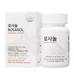로사놀 스트레스 피로 회복 & 지구력 증진 영양제 1200mg