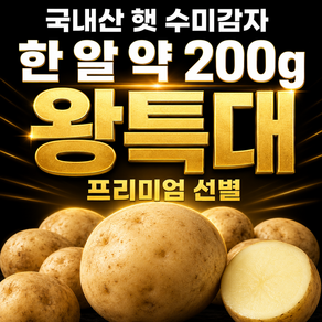 수미감자 국내산 햇감자 강원도 대자 왕특 특대 감자