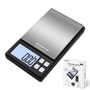 Riwonas 전자저울 0.01g 초정밀 저울 금저울 귀금속 포켓저울 500g 휴대용