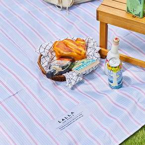 랄라 초경량 대형 방수 감성 휴대용 돗자리, 세렌 블루