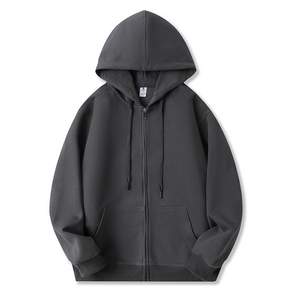 남녀공용 봄가을 데일리 루즈핏 자켓 무지 빅사이즈 후드집업 XW