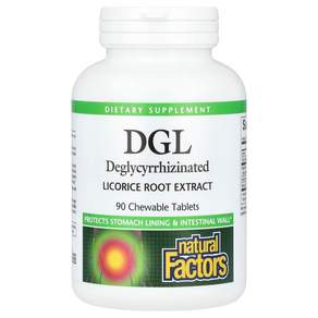 네추럴팩터스 씹어먹는 DGL 디지엘 400mg 츄어블 90정, 1개