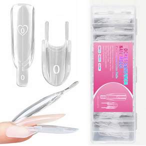 루베이 폴리젤 네일팁 샌드위치 구조 균일한 라인 완성 종이 타입 불필요 초보자/네일/셀프 네일