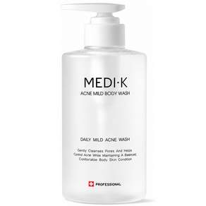 약국입점 메디케이 아크네 마일드 바디워시 대용량 500ml 여드름완화 기능성 트러블 등드름 가드름 좁쌀 닭살 클렌저