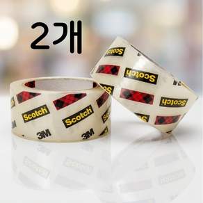 3M 스카치 박스테이프 48mm x 50m /투명 강력 접착 포장용 테이프 습기저항 무취 아크릴 점착제 택배 포장 밀봉 박스 테이프 Scotch packaging Tape