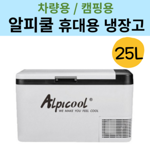 알피쿨 K25 다용도 차량용 냉장고