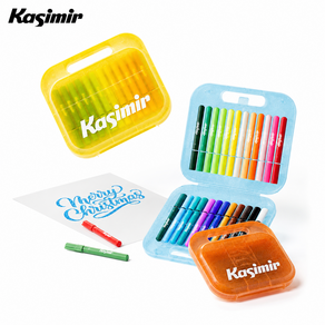 Kasimir 글리터 수성 마카펜 세트 반짝이는 드로잉 펜