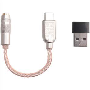 디지털 오디오 앰프 CX31993 MAX97220 듀얼 칩 타입-C-3.5mm AMP 하이파이 오디오 어댑터 PCM 32비트/384KHz 헤드폰 DAC