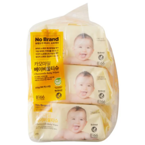 노브랜드 카모마일 베이비 물티슈