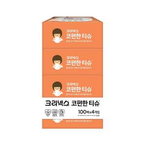 크리넥스 코편한티슈 100매X4개입