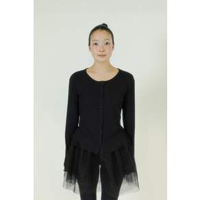 KUPIDO Elise Rib CARDIGAN 가디건 _ BLACK 블랙