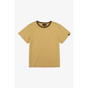 르몽생미셸 Cotton Stripe T-shirt_VER.2_YELLOW_ LSTD0TS02W B7C2D9E4 D6E8F3G1