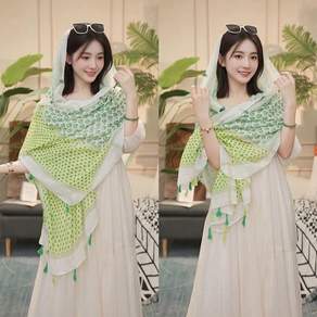 여성히잡 랩 무슬림 롱 터번 숄 스카프
