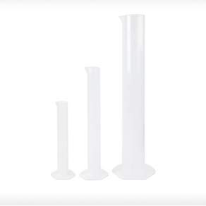 misomall 매스 실린더 투명플라스틱시험관 실험도구 플라스틱메스실린더100ml