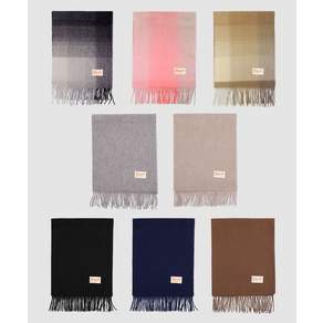 MIMTHEWARDROBE 밈더 프리미엄 울 100 머플러 8 COLORS