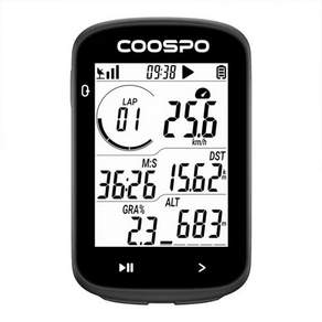 자전거 속도계 싸이클 블루투스 GPS COOSPO CS300 무선 컴퓨터 주행 거리계 2.6in Bluetooth ANT IPX7 Strava TP 용 고도 APP 동기화