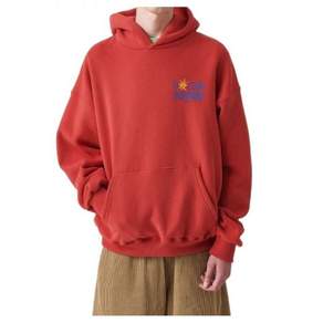 GOLDEN SUNSHINE Golden hood sweatshirts_Fiesta red