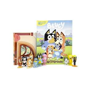 My Busy Books: Bluey Board book Storybook 10 figurines playmat 9782764370278 2560162