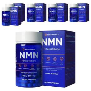 로킷아메리카 NMN + 프테로스틸벤 500mg 캡슐