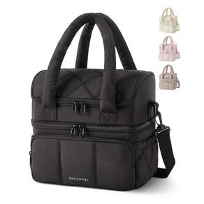 BAGSMART 캠핑 도시락가방 2단 보온보냉 피크닉 가방