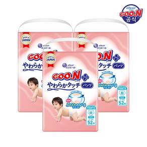 군 플러스 소프트 터치 팬티형 기저귀 아동용