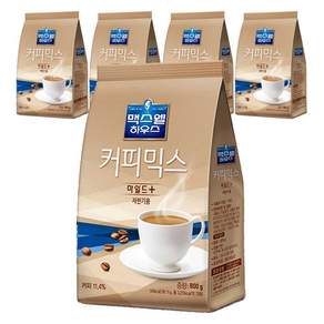 맥스웰하우스 마일드플러스 커피믹스 분말 총4kg (800g×5개)