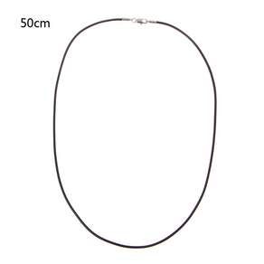45/50cm Length Cord Chain Necklace Waxed Cord Braided Leather Necklace Jewelry