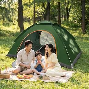 IDEAER 휴대용 원터치 텐트 경량 방수 자외선차단 접이식 캠핑 낚시