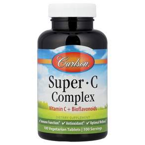 Carlson Super C Complex 100 Vegetarian Tablets